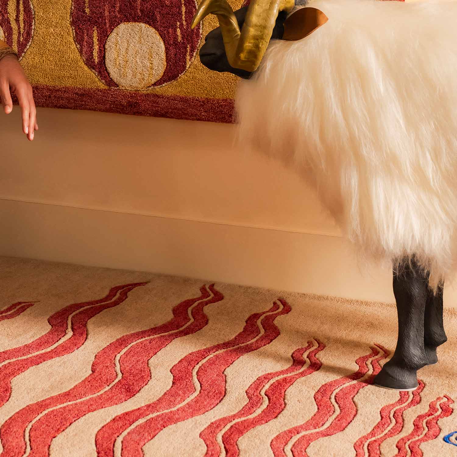 Chakra Hand Tufted Woolen Rug By Eeshaan Kashyap