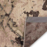 Ink on Canvas Hand Knotted Woollen And Silk Rug