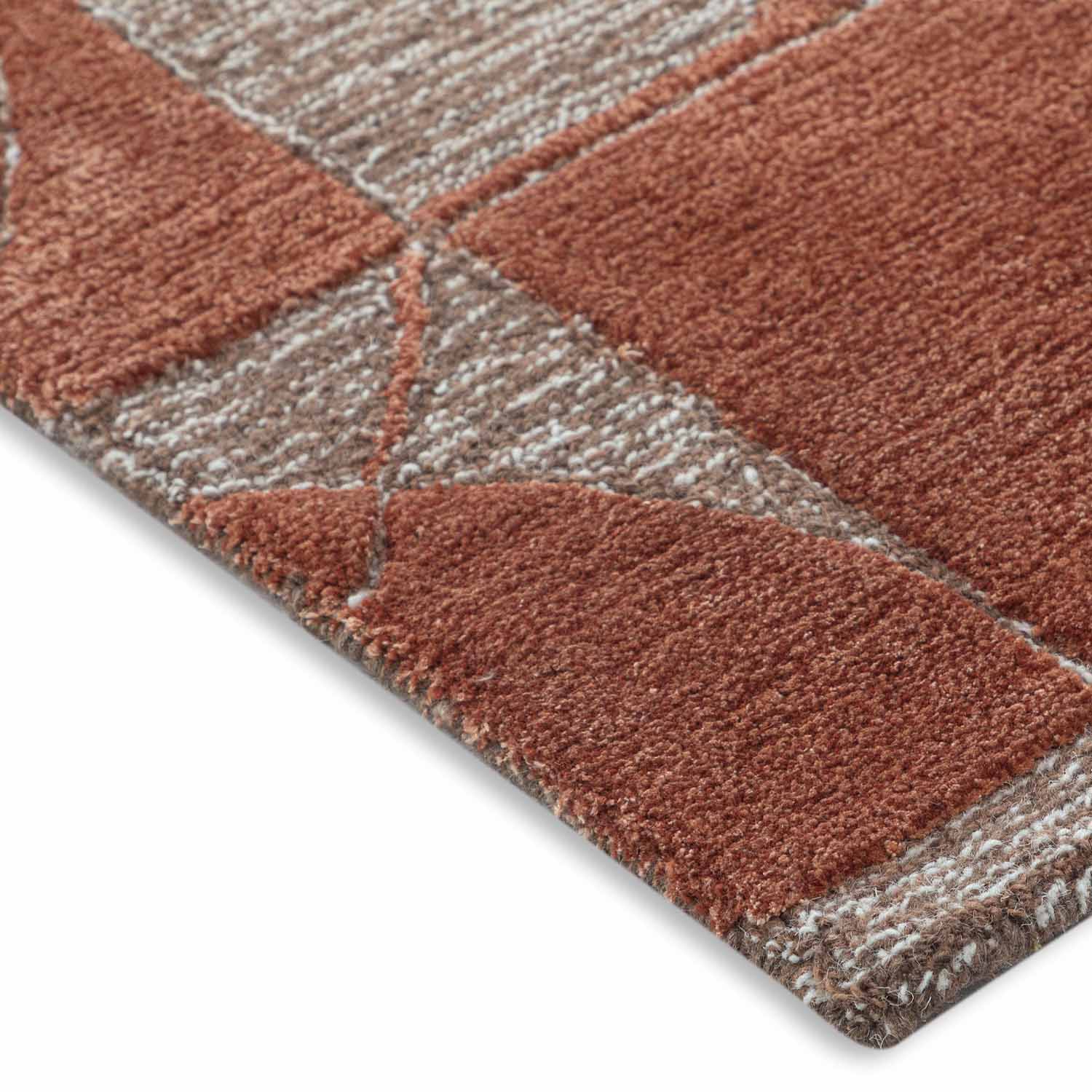 Dakarai Hand Tufted Woollen And Viscose Rug