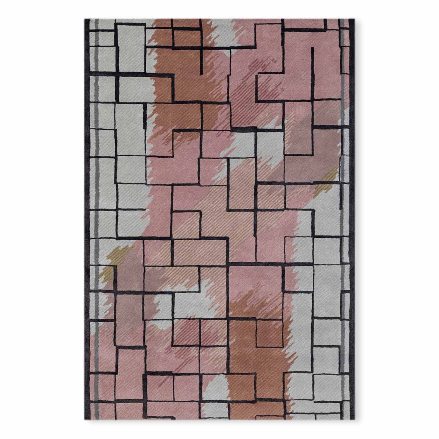 Twin Peaks Hand Tufted Woollen And Viscose Rug By Shripal Munshi