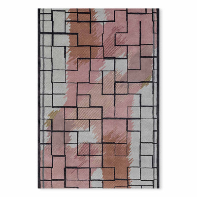 Twin Peaks Hand Tufted Woollen And Viscose Rug By Shripal Munshi