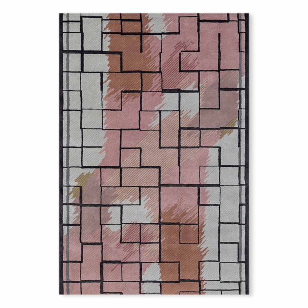 Twin Peaks Hand Tufted Woollen And Viscose Rug By Shripal Munshi