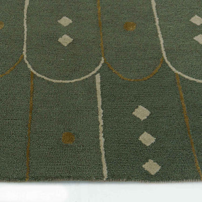 Moss Hand Tufted Woollen Rug