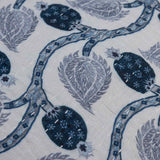 Jane Digital Printed Cotton Lumbar Cushion Cover