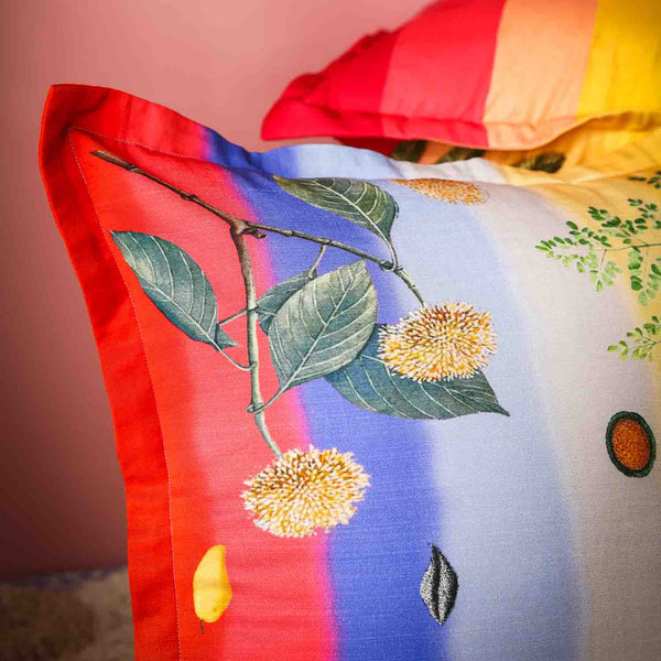 Zafra Digital Printed Woollen And Silk Cushion By Mariella Ienna