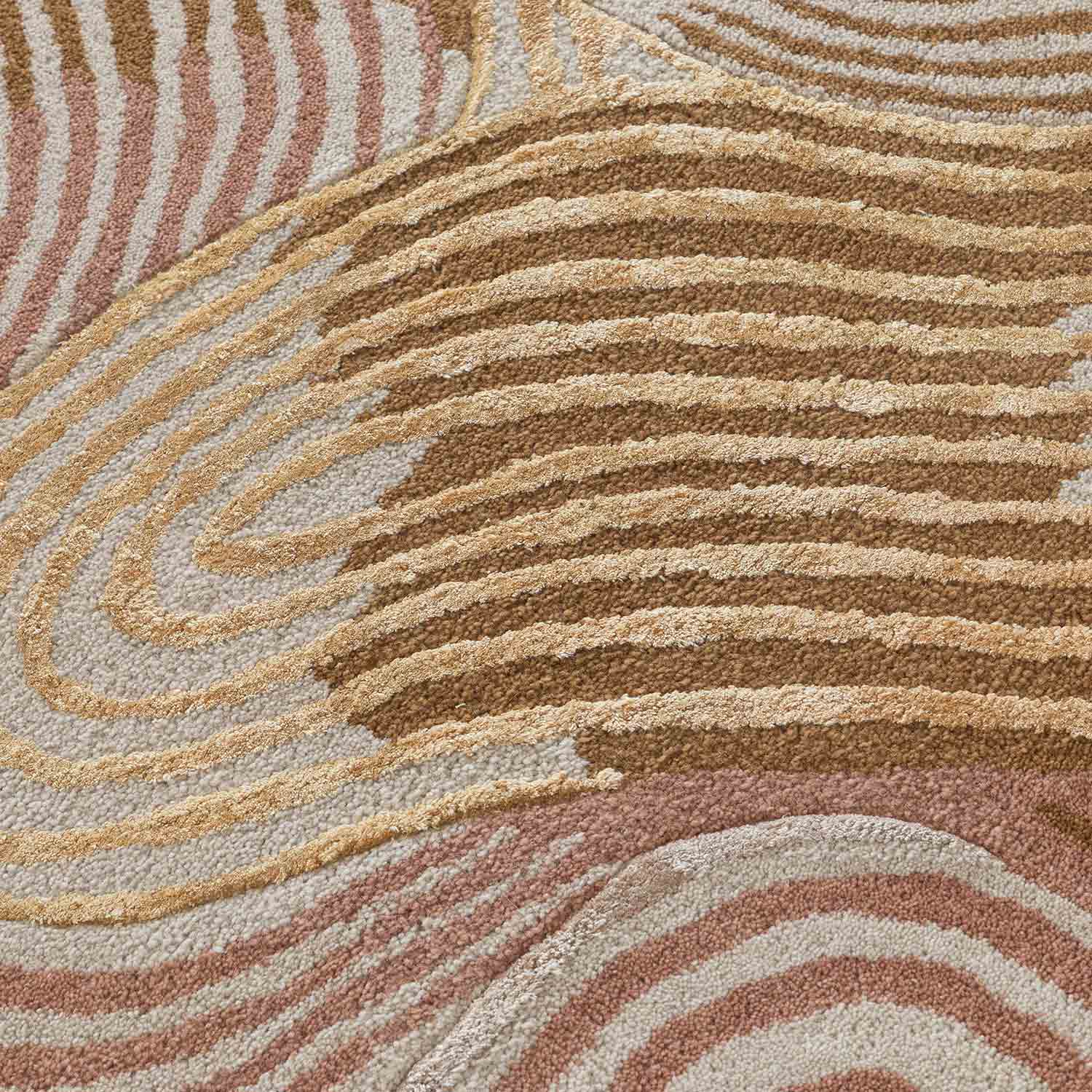 Vesso Hand Tufted Woollen And Viscose Rug