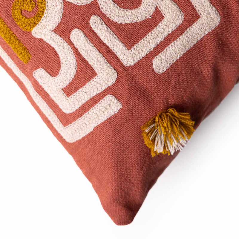 Masai Ari Embroidered Cushion Cover