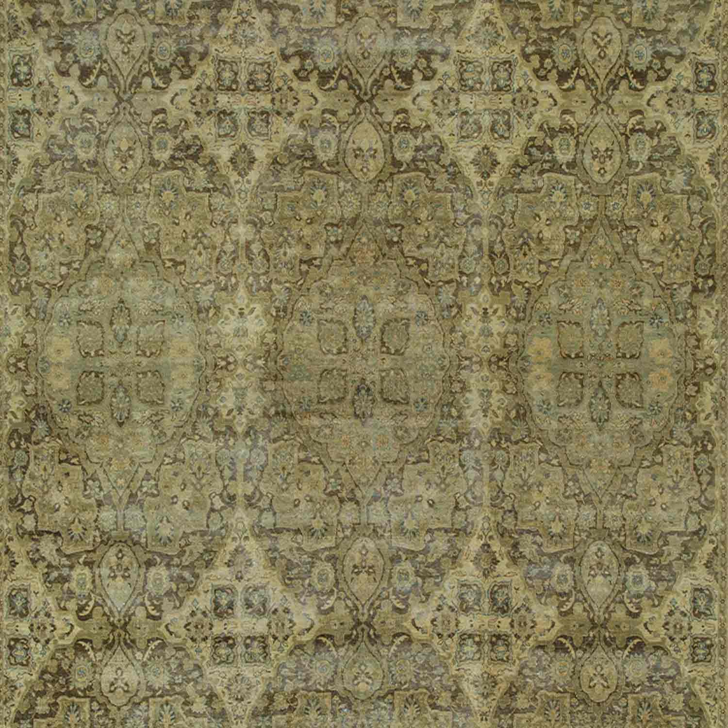 Laverr Kirman Hand Knotted Woollen Rug