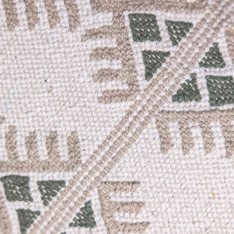 Cacti Woven Cotton Lumbar Cushion Cover