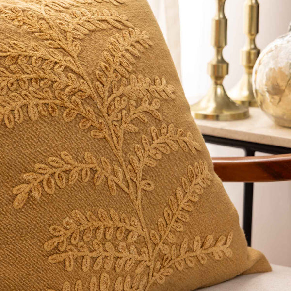 Zyra Cotton Embroidered Cushion Cover