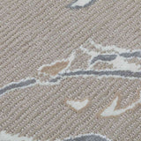 Slate Woollen And Cotton Round Rug