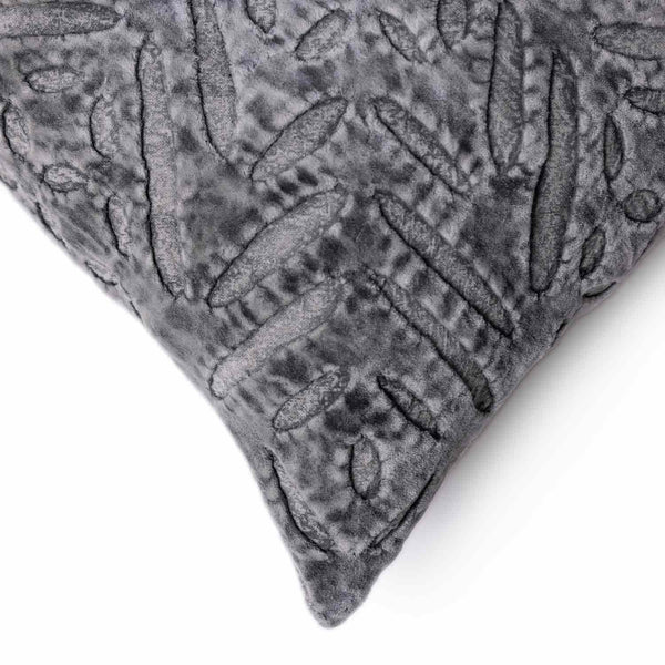 Nessie Cutwork Velvet Lumbar Cushion Cover
