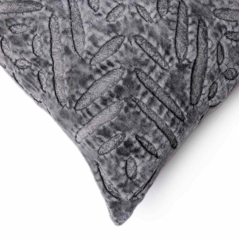 Nessie Cutwork Velvet Lumbar Cushion Cover
