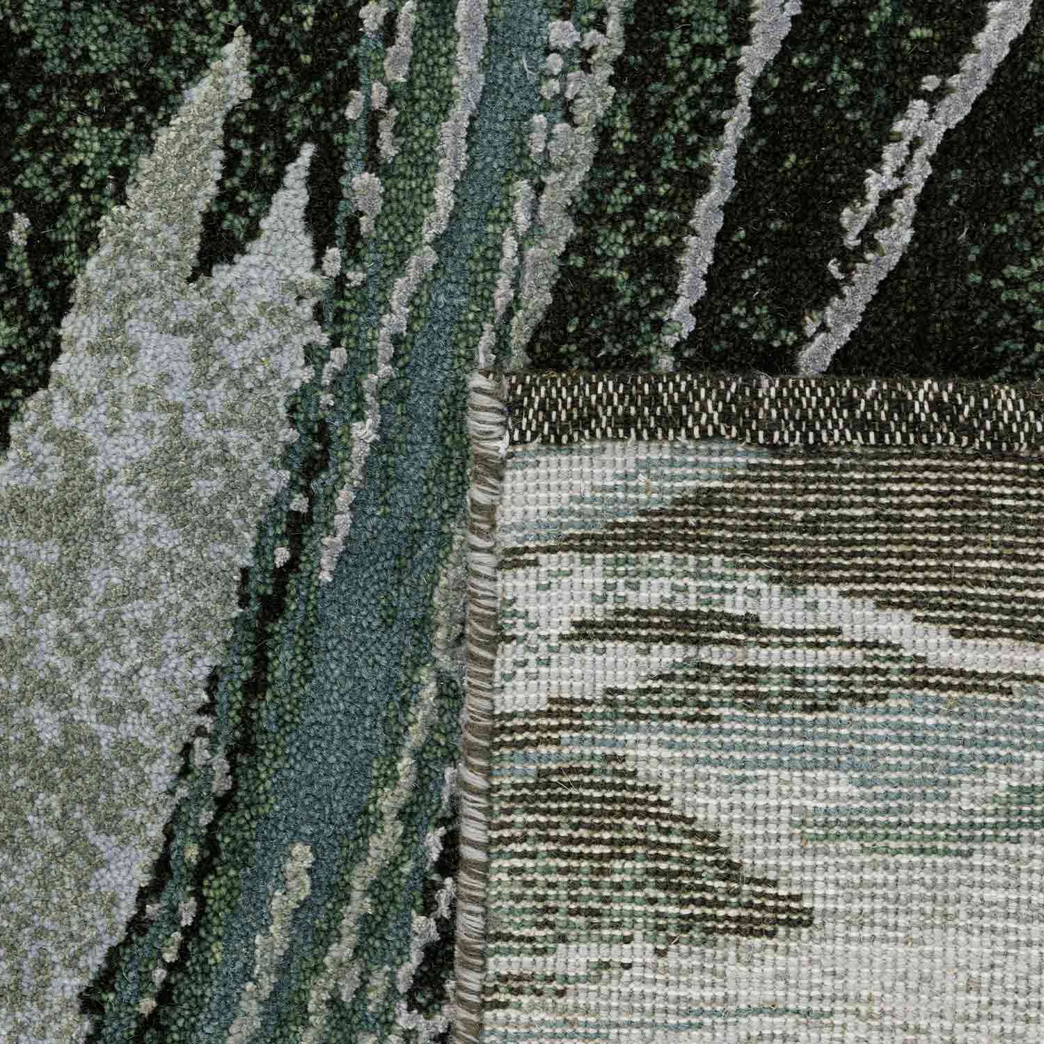 Meadough Hand Knotted Woollen And Viscose Rug