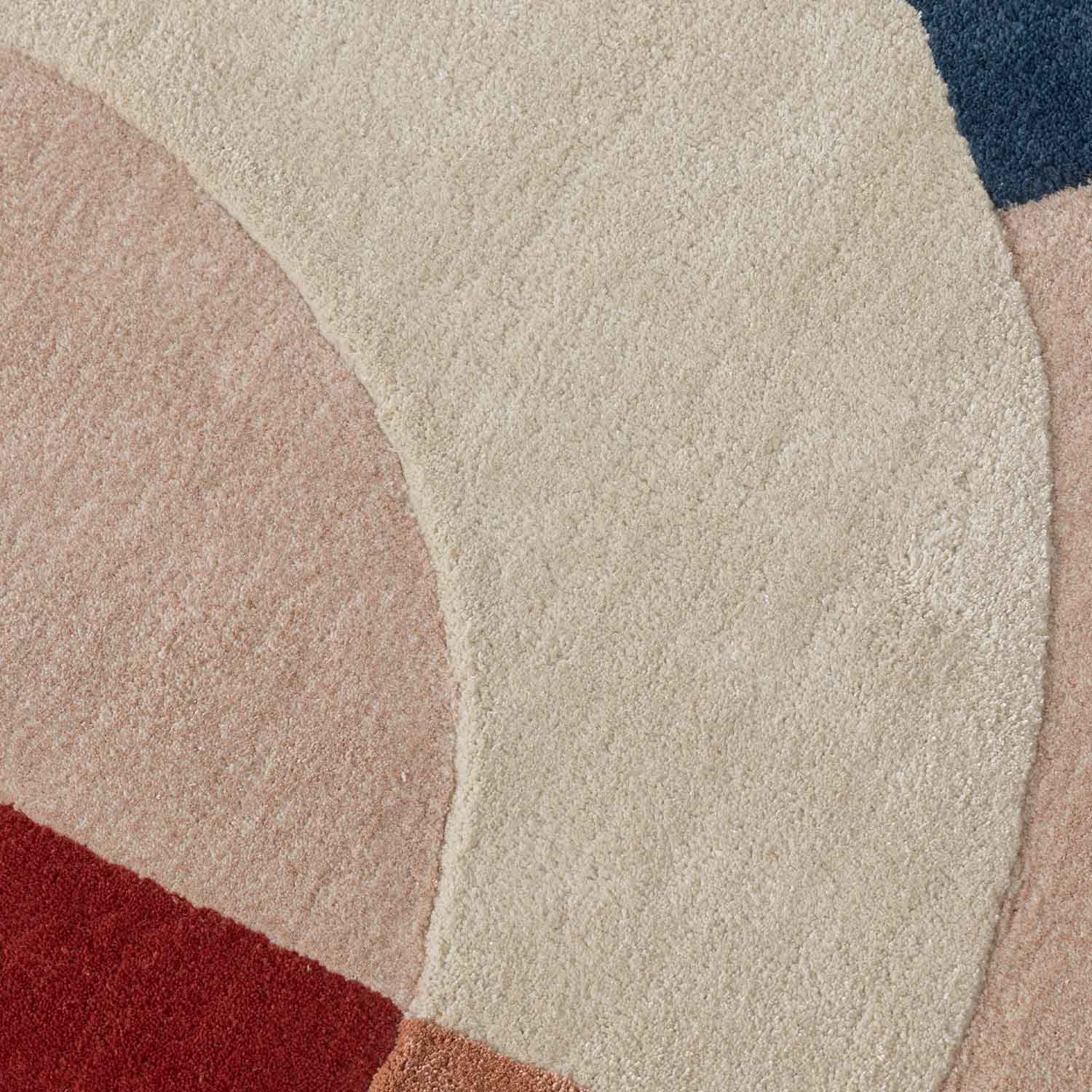 Ice-Lolly Hand Tufted Woollen And Viscose Rug