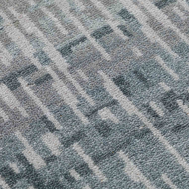 Glitch Vertical Hand Knotted Woollen Rug