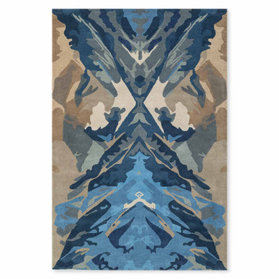Majestic Mirror Hand Tufted Woollen Rug By Shripal Munshi