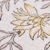 Flora Block Printed Cotton Cushion Cover