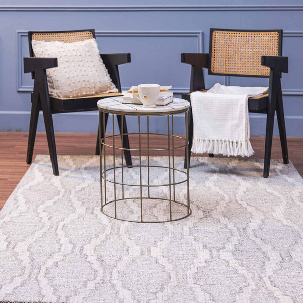 Auset Hand Tufted Woollen And Cotton Rug