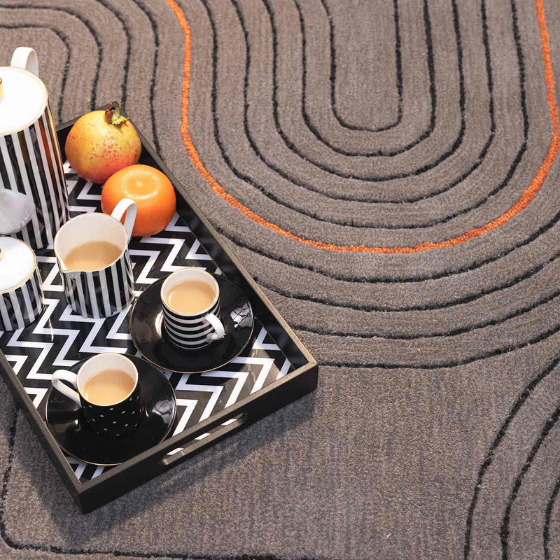 Hafsah Hand Tufted Woollen And Viscose Rug