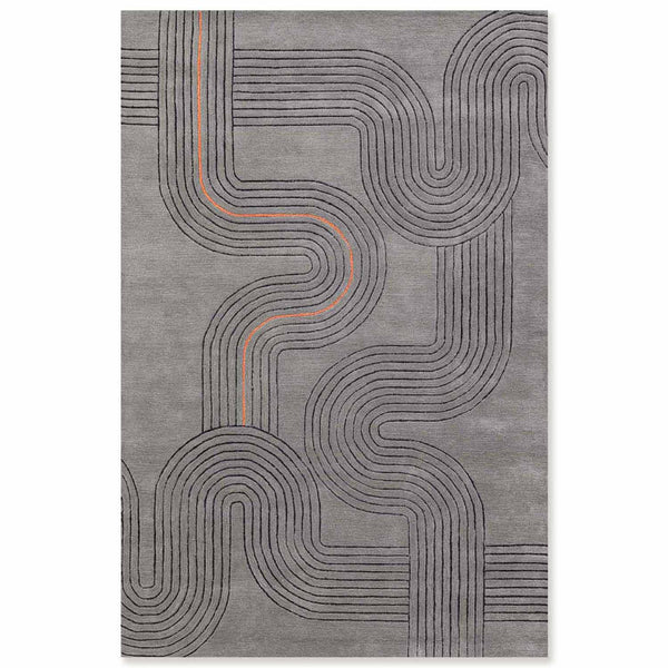 Hafsah Hand Tufted Woollen And Viscose Rug