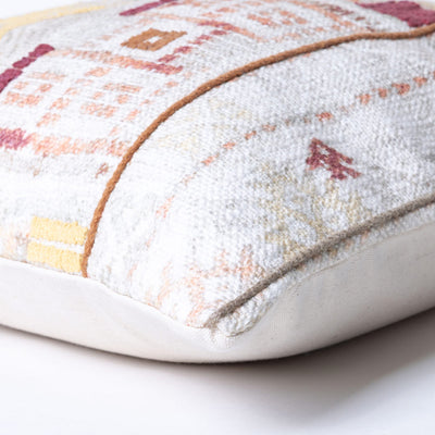 Sahaja Printed and Embroidered Cushion Cover