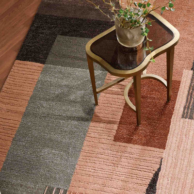 Tessel Hand Tufted Woollen And Viscose Rug