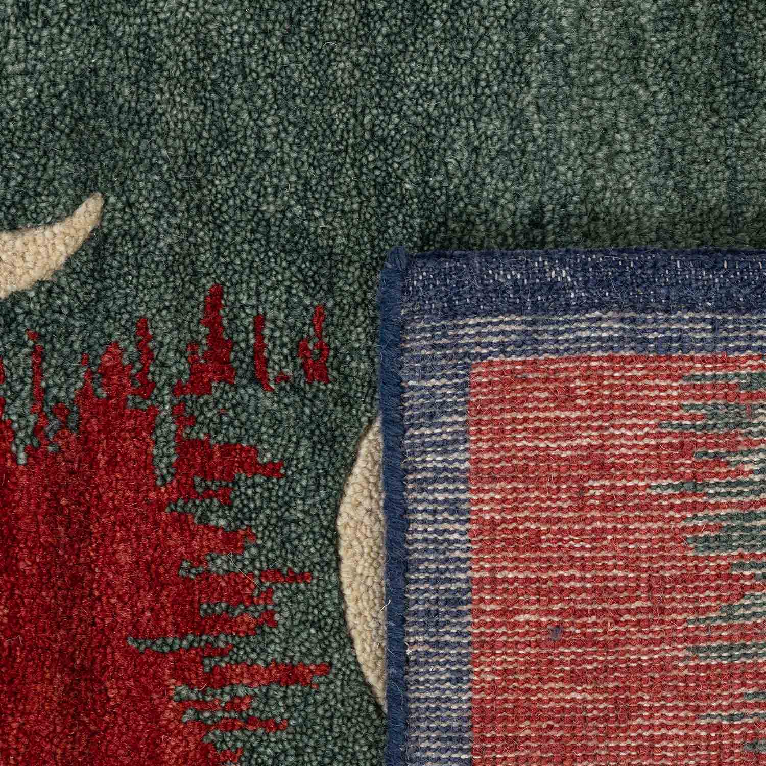 Chandrakala Hand Knotted Woollen Rug