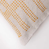 Nomadica Woven Stripes Cotton Chambray Lumbar Cushion Cover