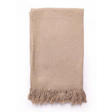 Cotton Dobby Design Bouclé Throw