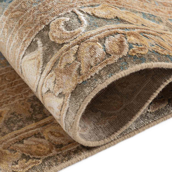 Vann-V Hand Knotted Silk Rug By Anju Modi