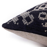 Median Cross Stitch Embroidered Cushion Cover