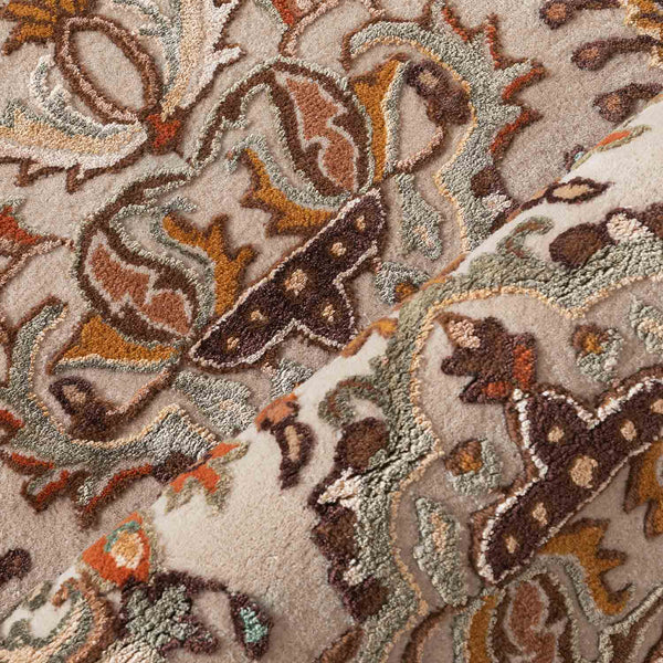 Negin Hand Tufted Woollen And Viscose Round Rug