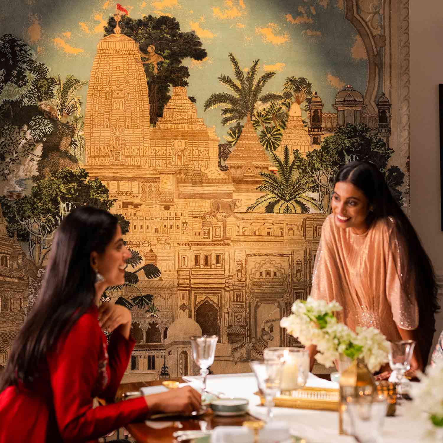 Journey Within Hand Knotted Woollen And Viscose Rug By Anita Dalmia