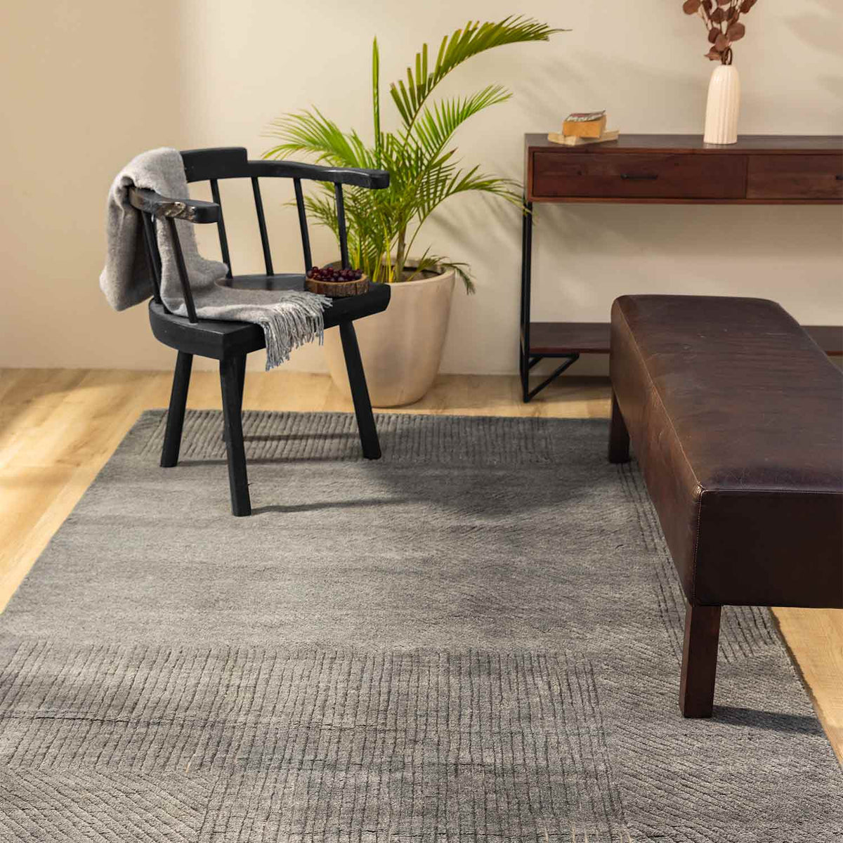 Subtle Rug Subtle Form Hand Knotted Woollen Rug