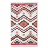 Mountain Recycled Cotton Printed Reversible Kilim