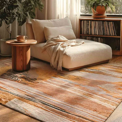 Pyroform Hand Knotted Woollen And Viscose Rug
