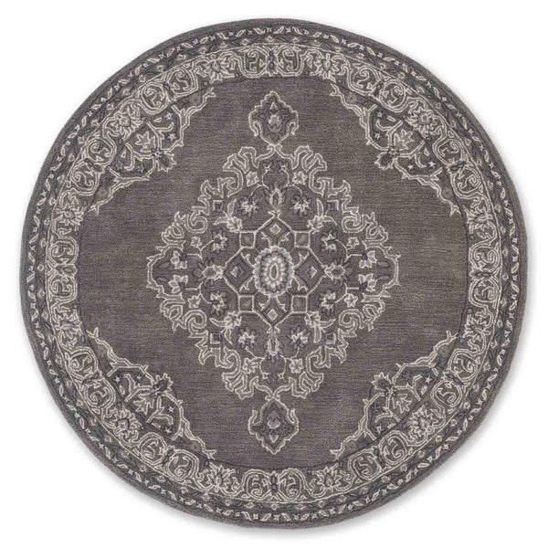 Reya Hand Tufted Woollen Round Rug