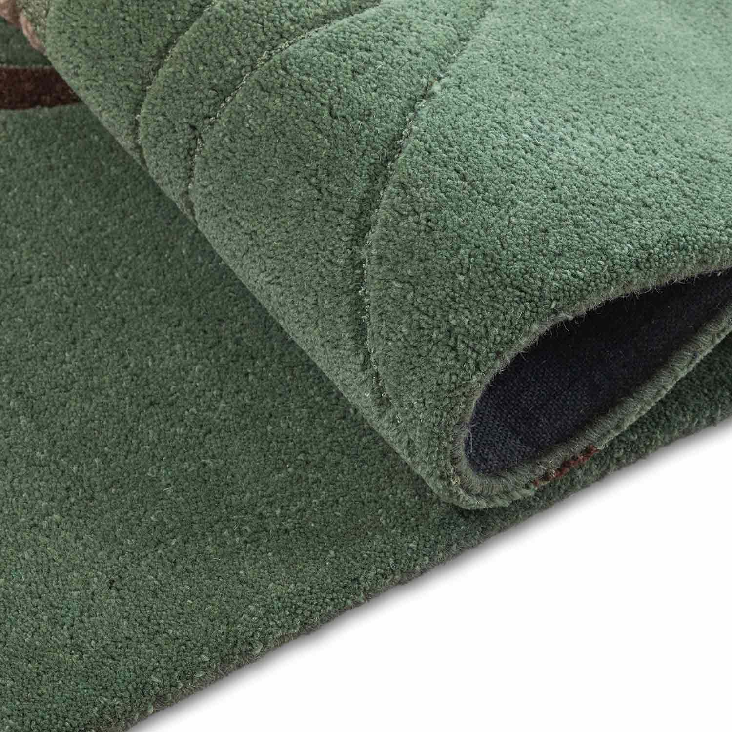 Skein Hand Tufted Woollen And Viscose Rug