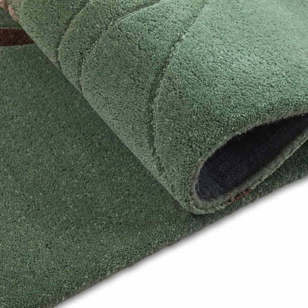 Skein Hand Tufted Woollen And Viscose Rug