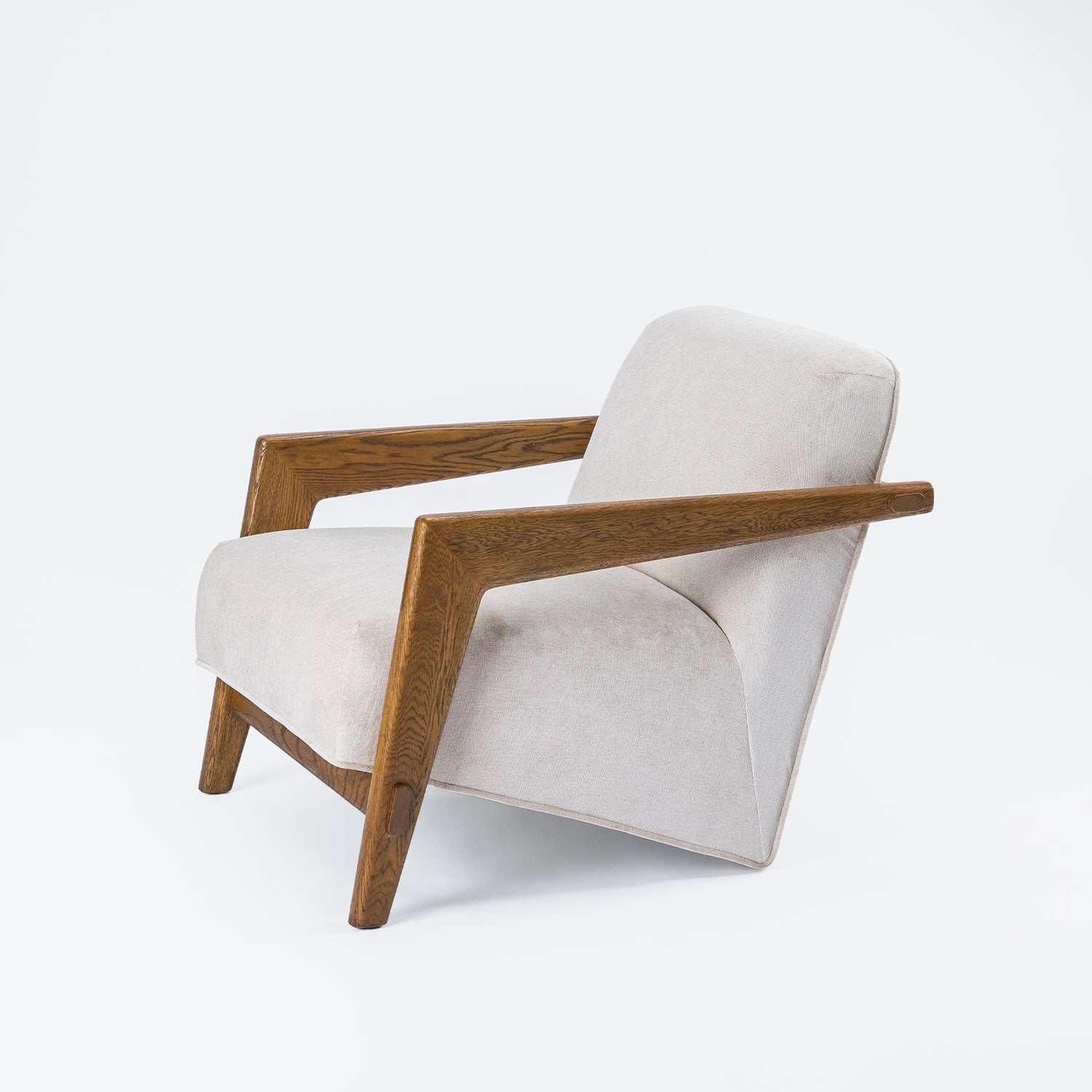 Hyke Low Back Armchair - Barly Brush