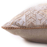 Crystal Cotton Velvet Embroidered Cushion Cover