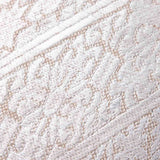 Raha embroidered cotton chambray cushion cover