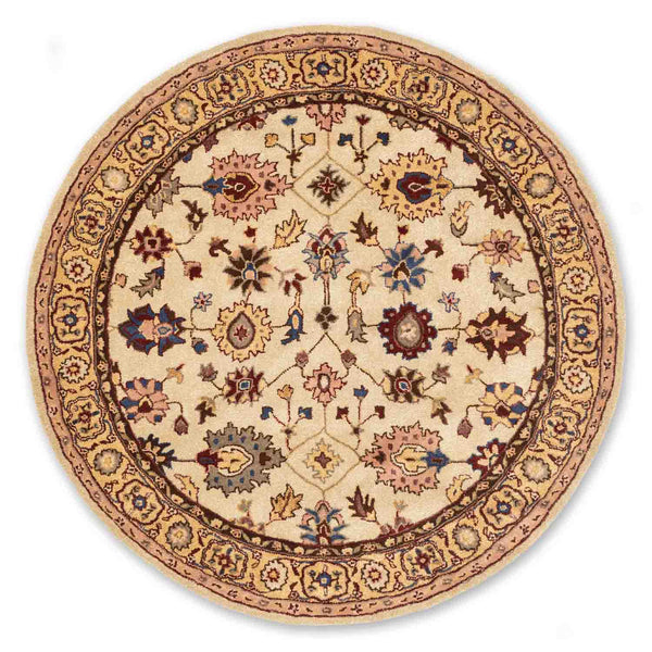 Isha Hand Tufted Woollen Round Rug