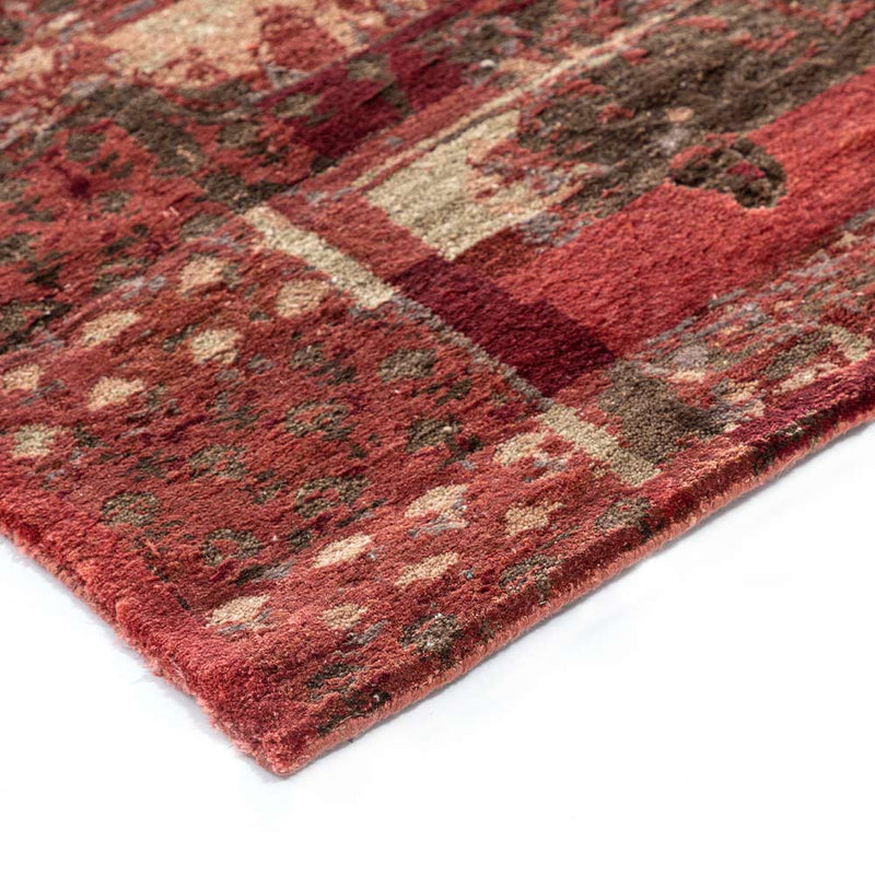 Kanchipuram Hand Knotted Silk Rug