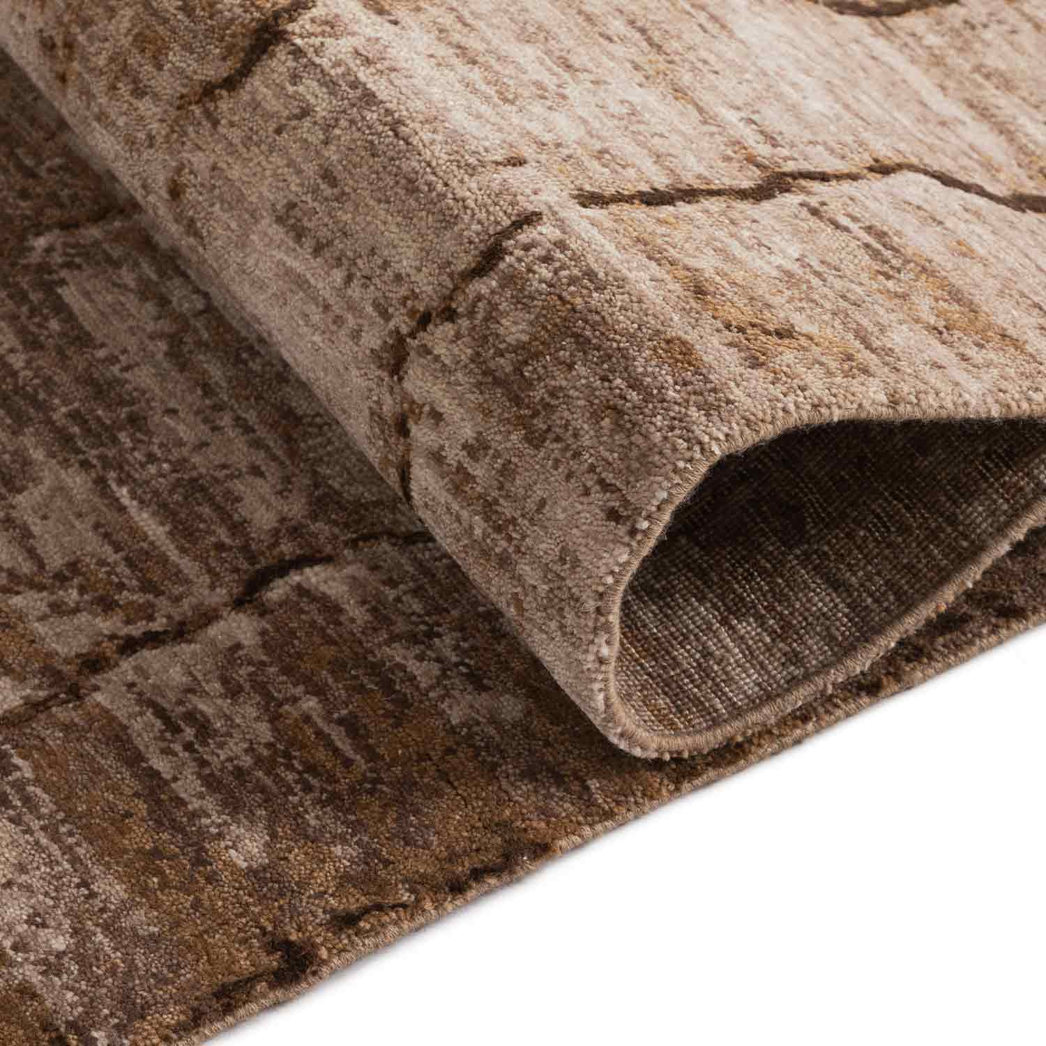 Nava Hand Knotted Woollen And Silk Rug