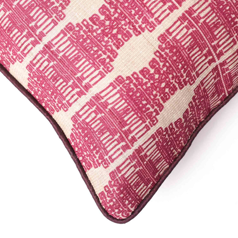 Varusta Tassar Silk Digital Printed Cushion Cover By Mariella Ienna