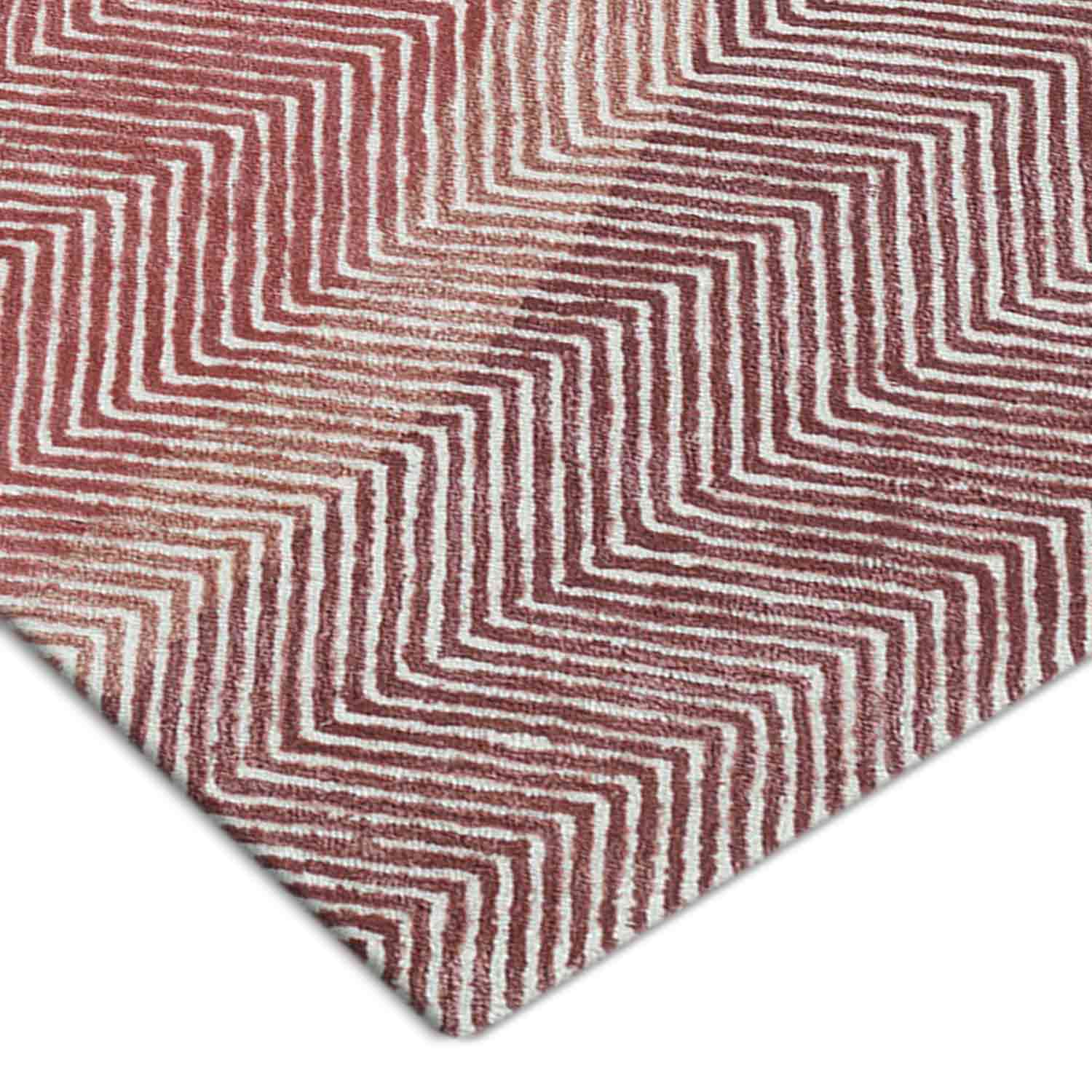 Tonal Hand Tufted Woollen And Viscose Rug