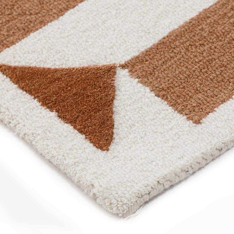 Boxxed Hand Tufted Woollen And Cotton Rug