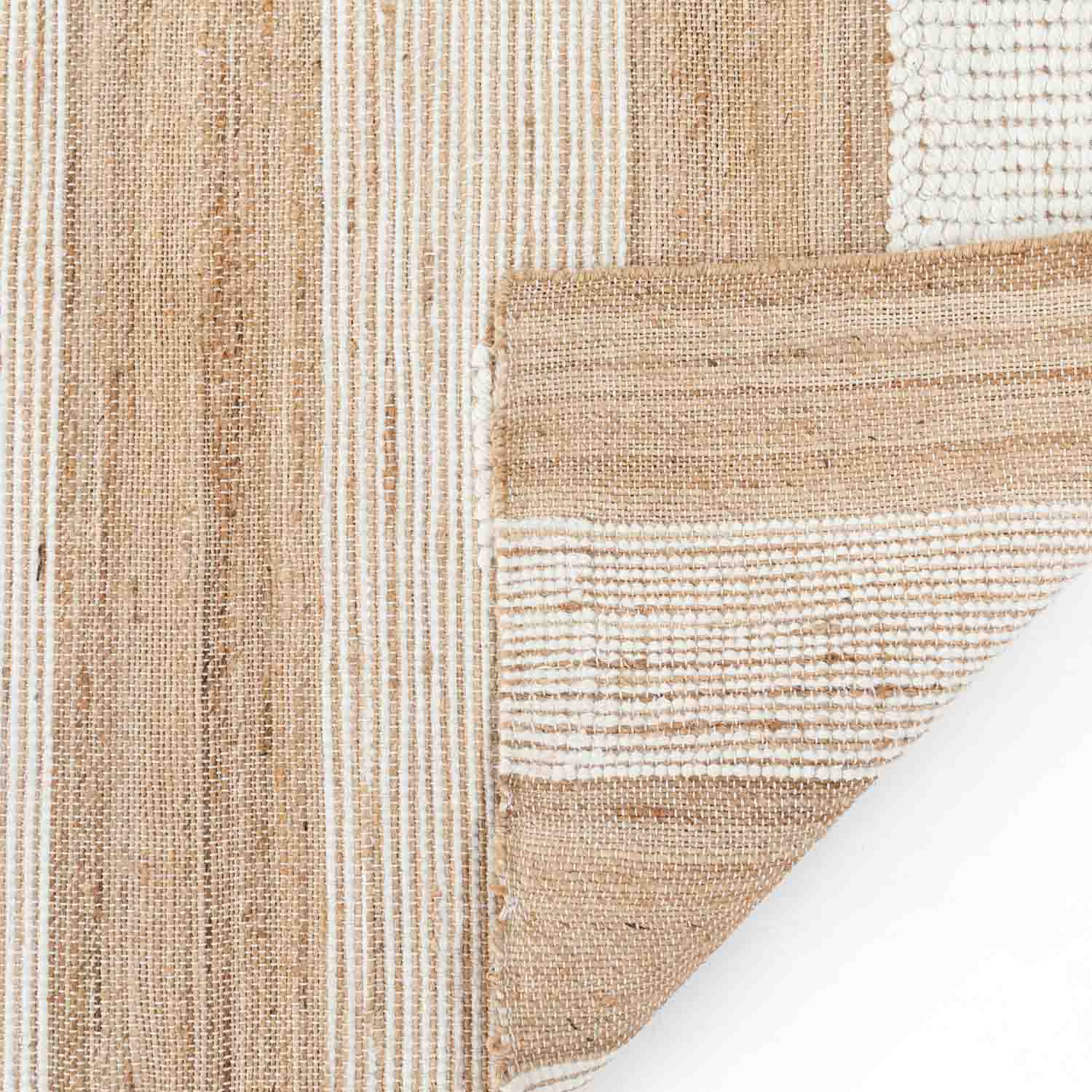 Cave Flat Weave Jute & Wool Dhurrie